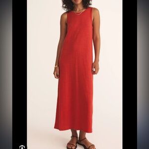 Z Supply Vibrant Red Maxi Dress
